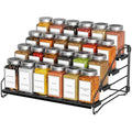 ZDDLOINP 4-Tier Metal Spice Rack Organizer | Adjustable Depth for Kitchen