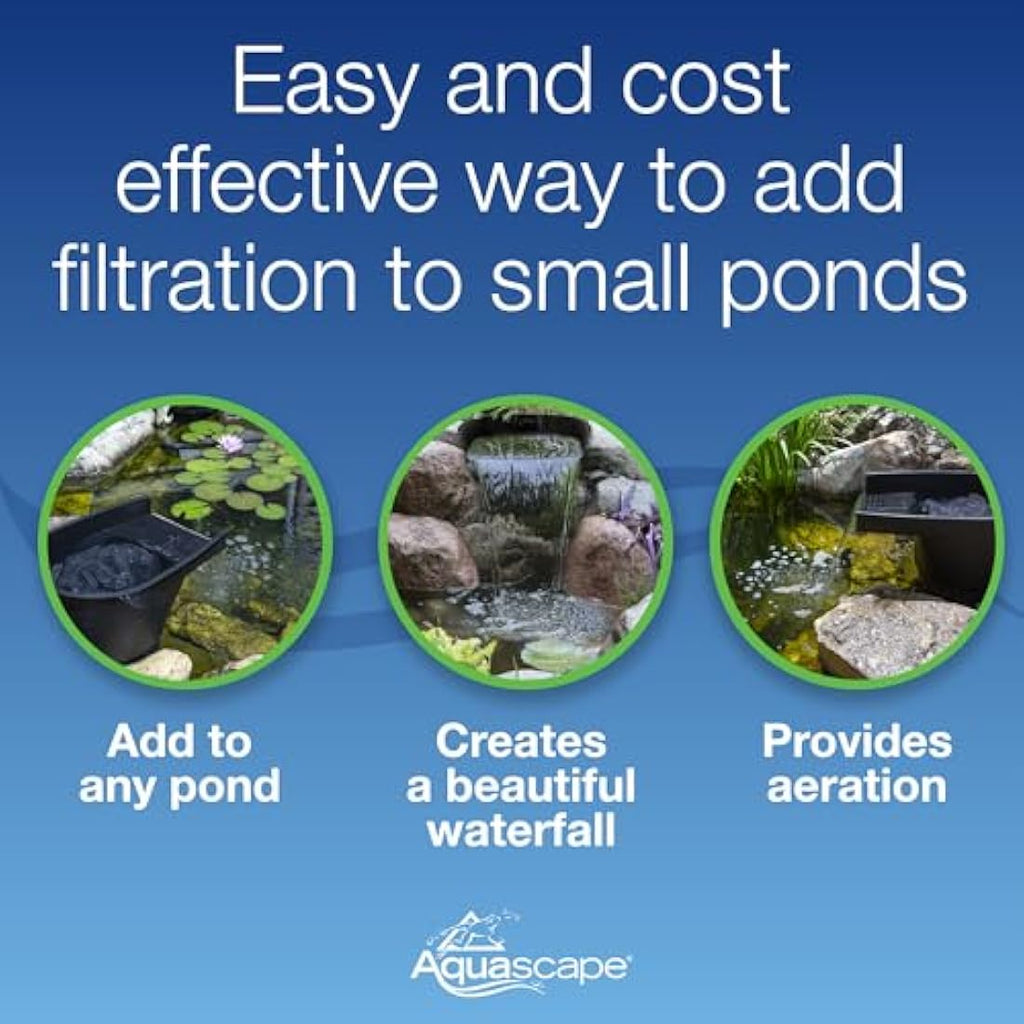Aquascape Pond Filter and Waterfall Spillway - Biological Filtration