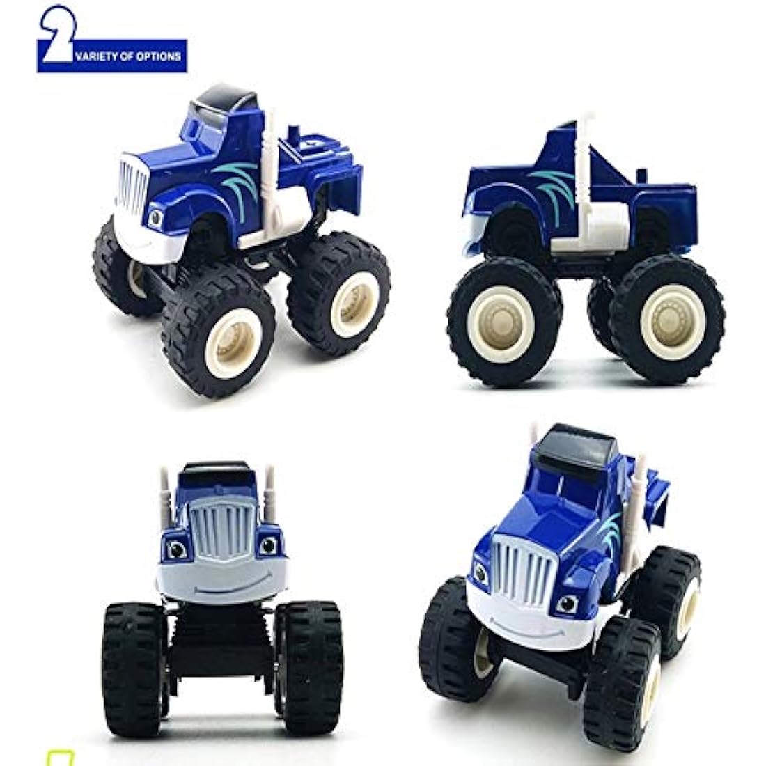 VI AI Monster Truck Toy Cars – 6-Pack Die-Cast Metal Vehicles for Kids