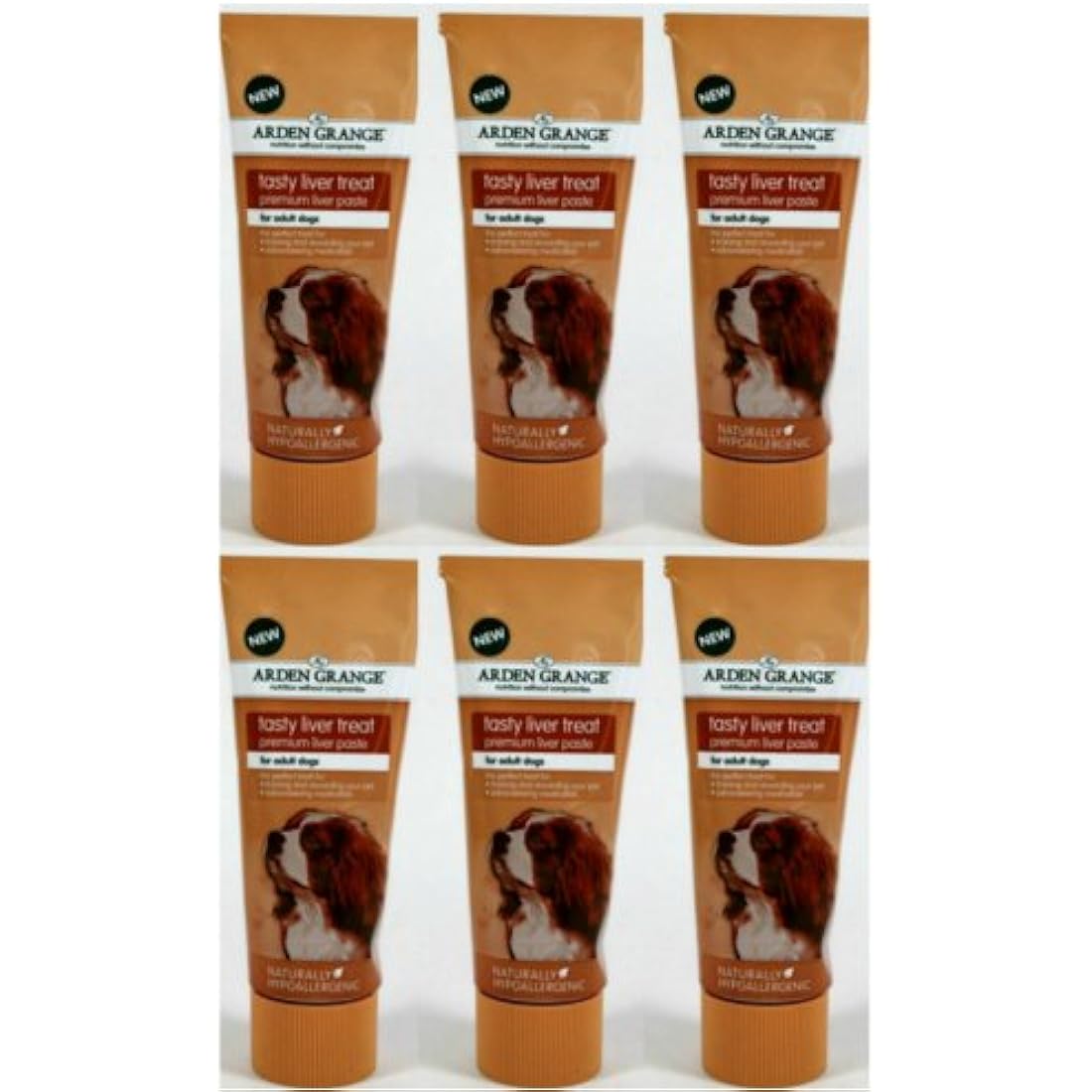 Arden Grange Liver Paste Dog Training Treat - 6 x 75g Healthy Snack