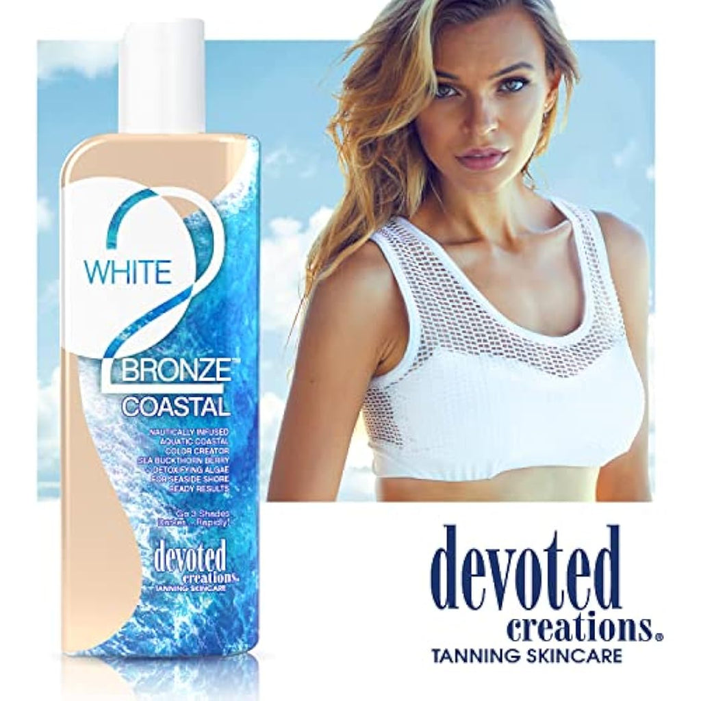 Devoted Creations White 2 Bronze Coastal Blue Hued Tan Enhancer - 251ml