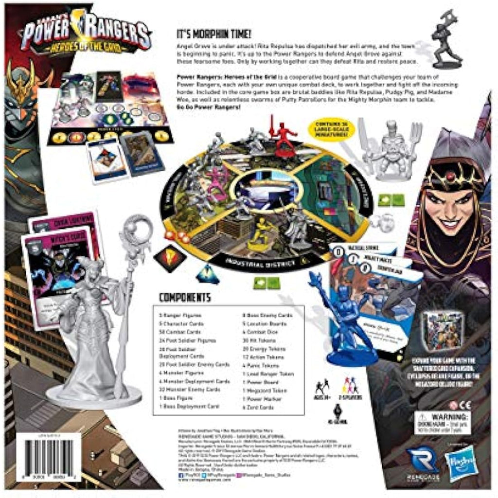 Power Rangers: Heroes of the Grid Board Game by Renegade Game Studio