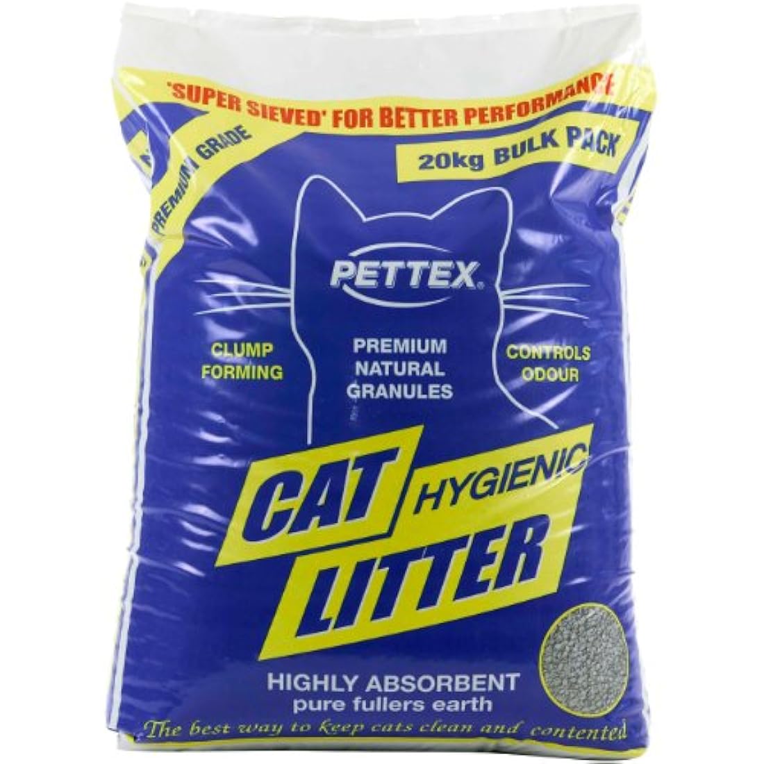 Pettex Premium Clumping Cat Litter – Natural Mineral Odour Control 20kg