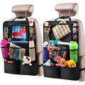 Helteko Car Seat Organiser – Kick Mats with Tablet Holder, 2 Pcs