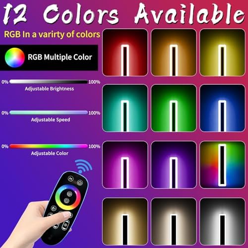 Mikeru RGB Outdoor Wall Light – 120CM Dimmable IP65 Acrylic LED Sconce