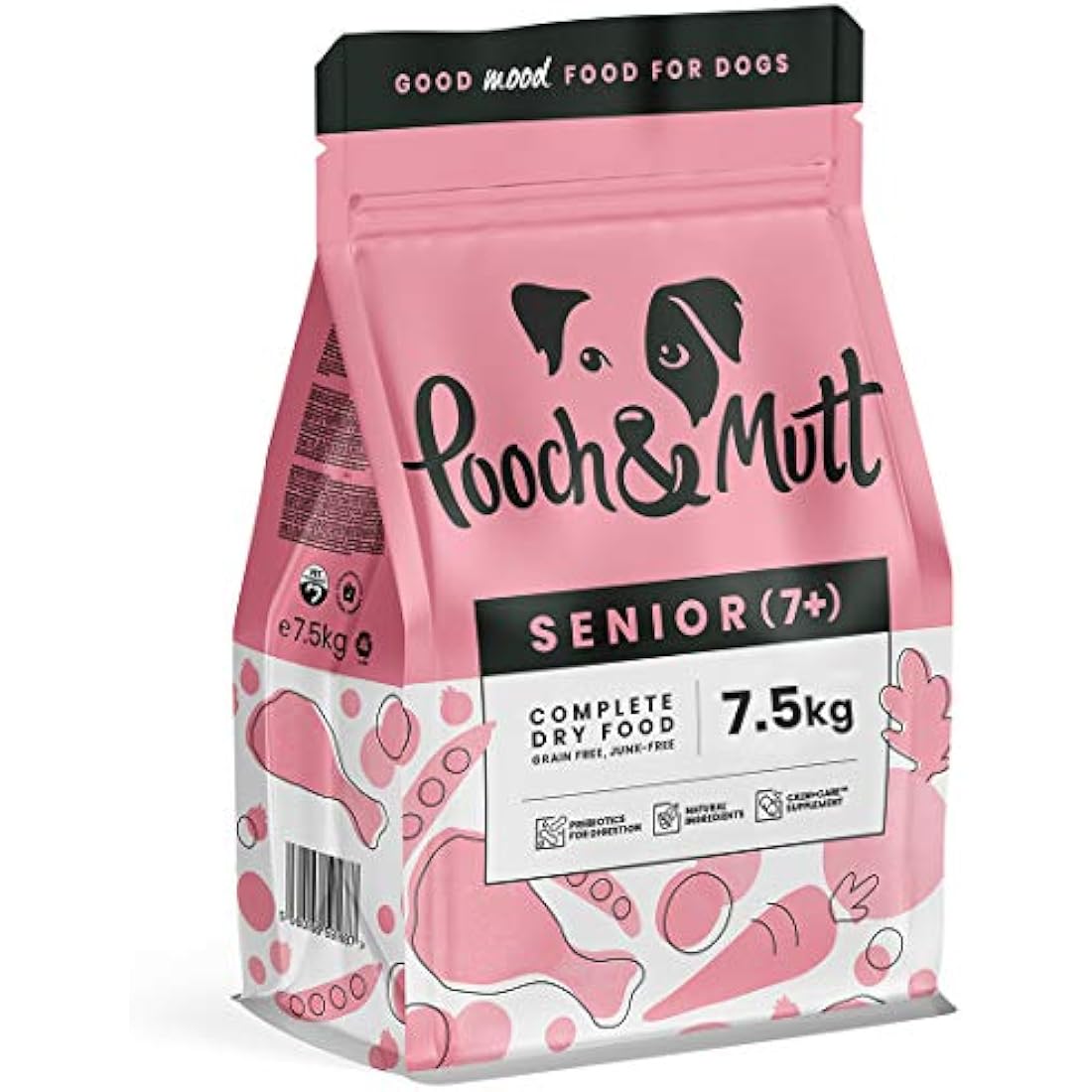 Pooch & Mutt Senior Dry Dog Food - Grain Free Chicken & Superfoods 7.5kg