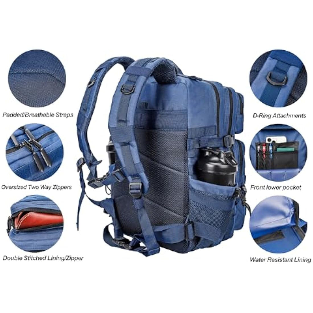 Jolof Store 45L Military Tactical Backpack | Waterproof Molle Rucksack