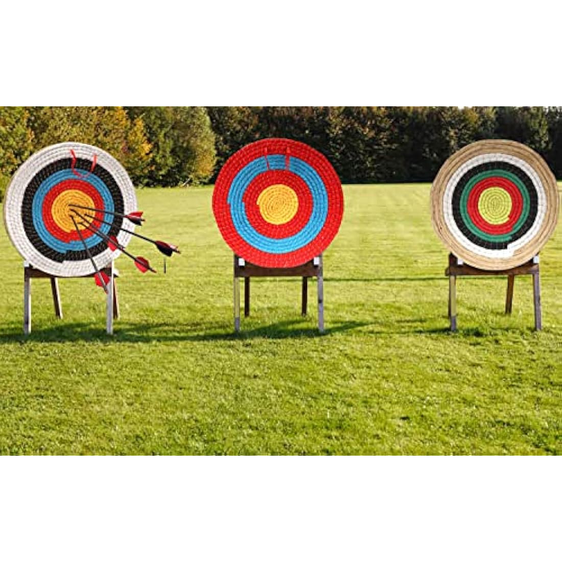 AUVIM 20" Handmade Straw Archery Target for Backyard Practice