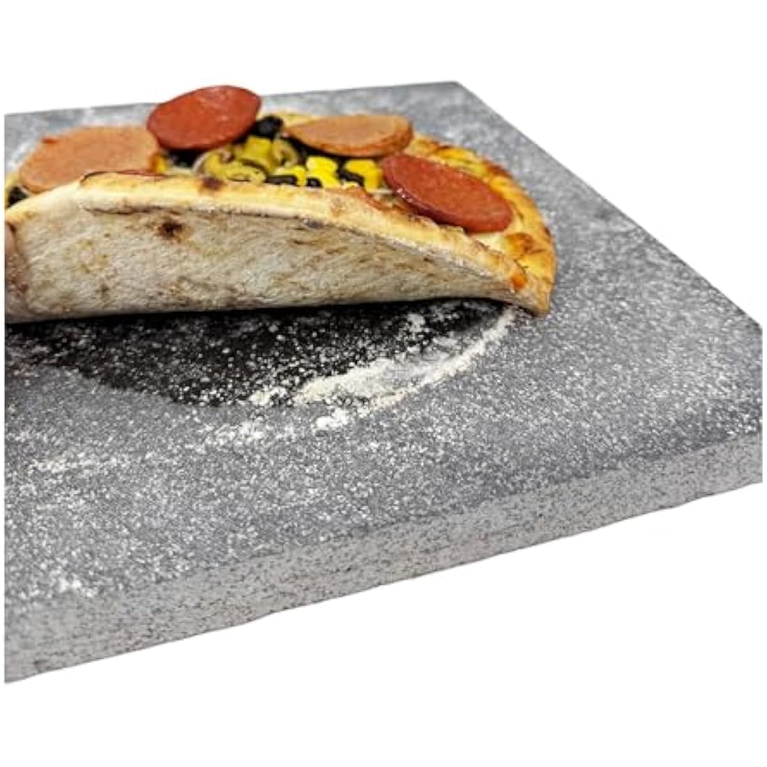 Camp&Fire Volcanic Pizza Stone – 30x30cm Natural Baking & BBQ Stone
