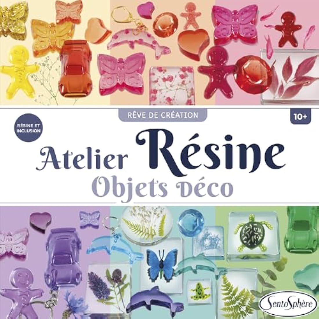 Sentosphère Atelier Résine – Kit Créatif et Scientifique pour Enfants