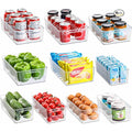 Jolof Store Fridge Organisers Set of 10 | Clear BPA-Free Storage Bins