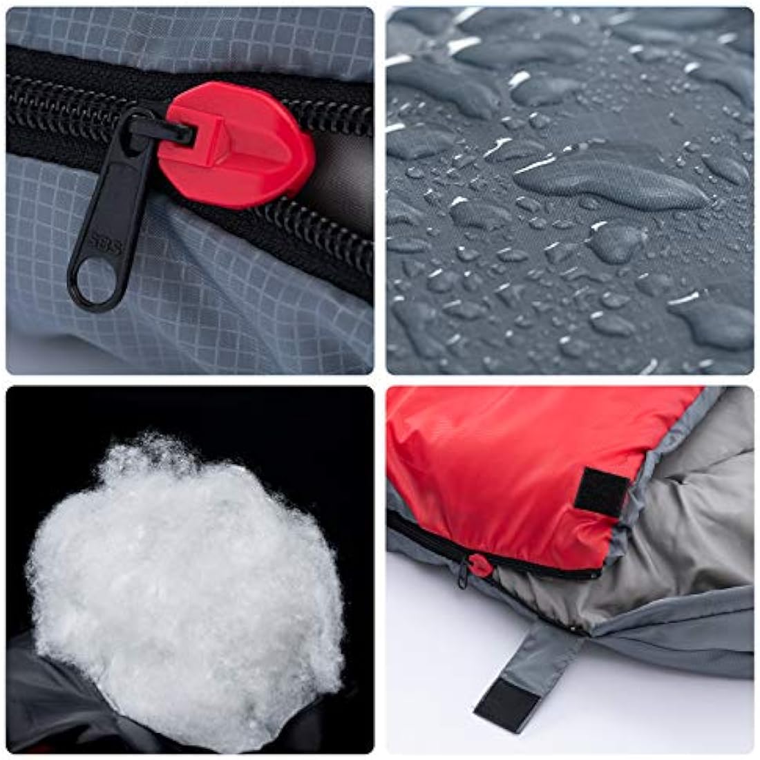 BISINNA 4-Season Sleeping Bag with Pillow | Waterproof Camping Gear