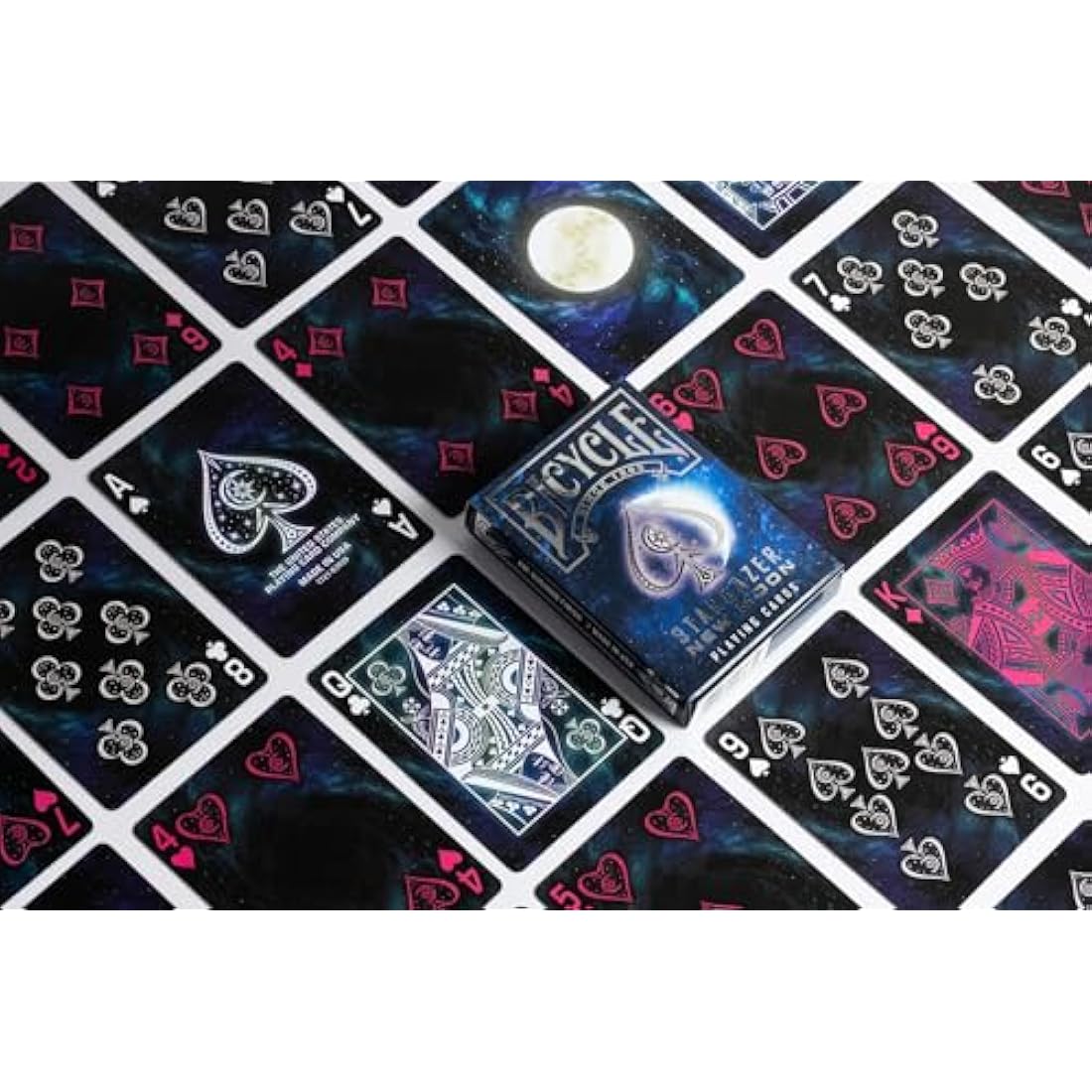 Bicycle Stargazer New Moon Playing Cards – Silver Collectible Deck