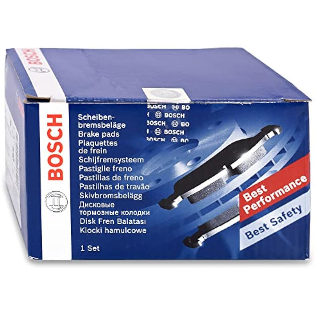 Bosch BP1505 Front Axle Brake Pads – Copper-Free Set with Accessories