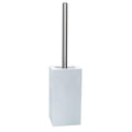 Spirella Quadro White Stoneware Toilet Brush – Modern Bathroom Decor