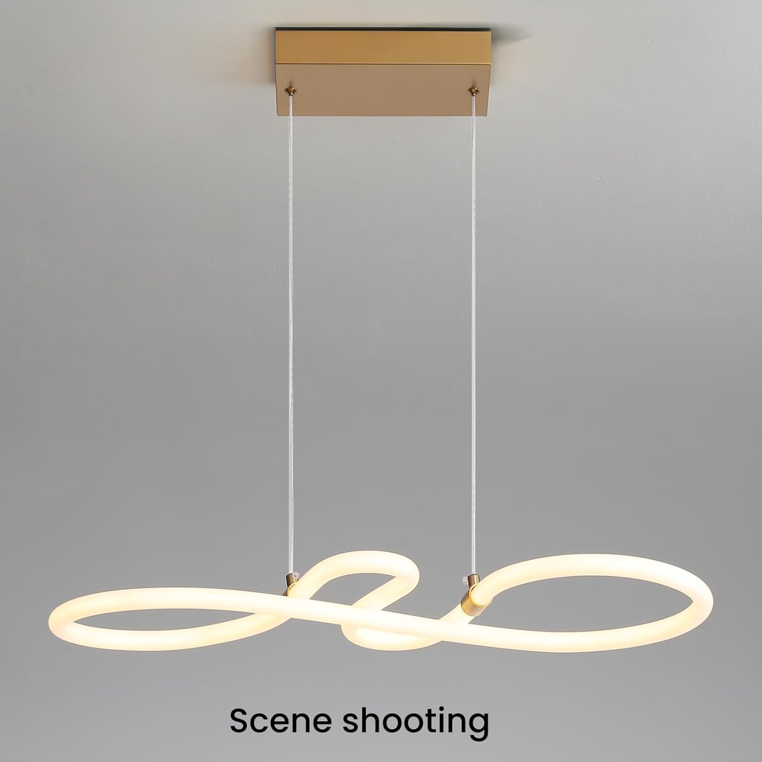 Mikeru Modern LED Pendant Light | Dimmable White Kitchen Island Lamp