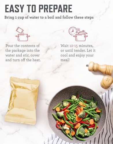 ReadyWise Emergency Food Supply | 120 Serving Freeze Dried Vegetable Bucket