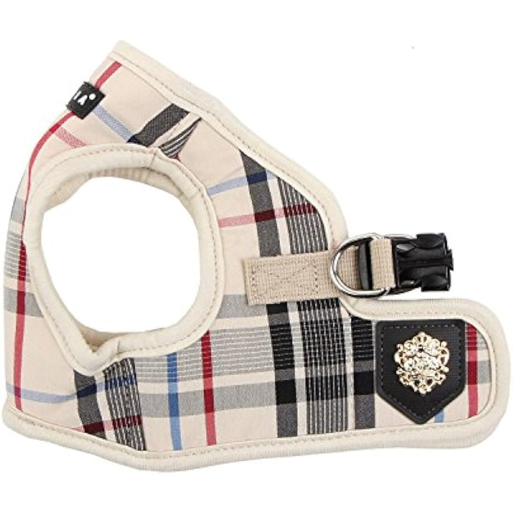 Puppia Junior Step-In Dog Harness – Soft Airmesh Puppy Vest, Beige, XL