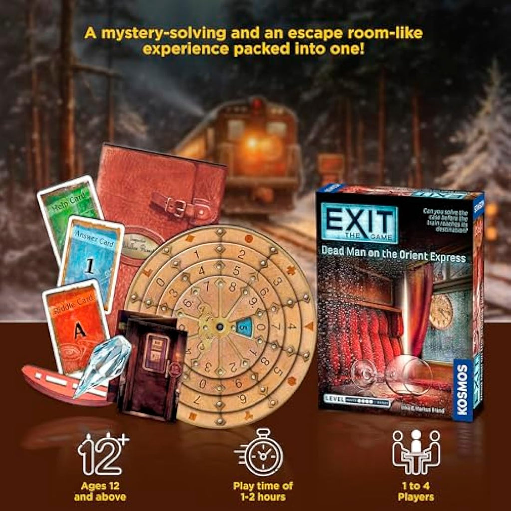 Thames & Kosmos EXIT: Dead Man on the Orient Express Escape Room Game