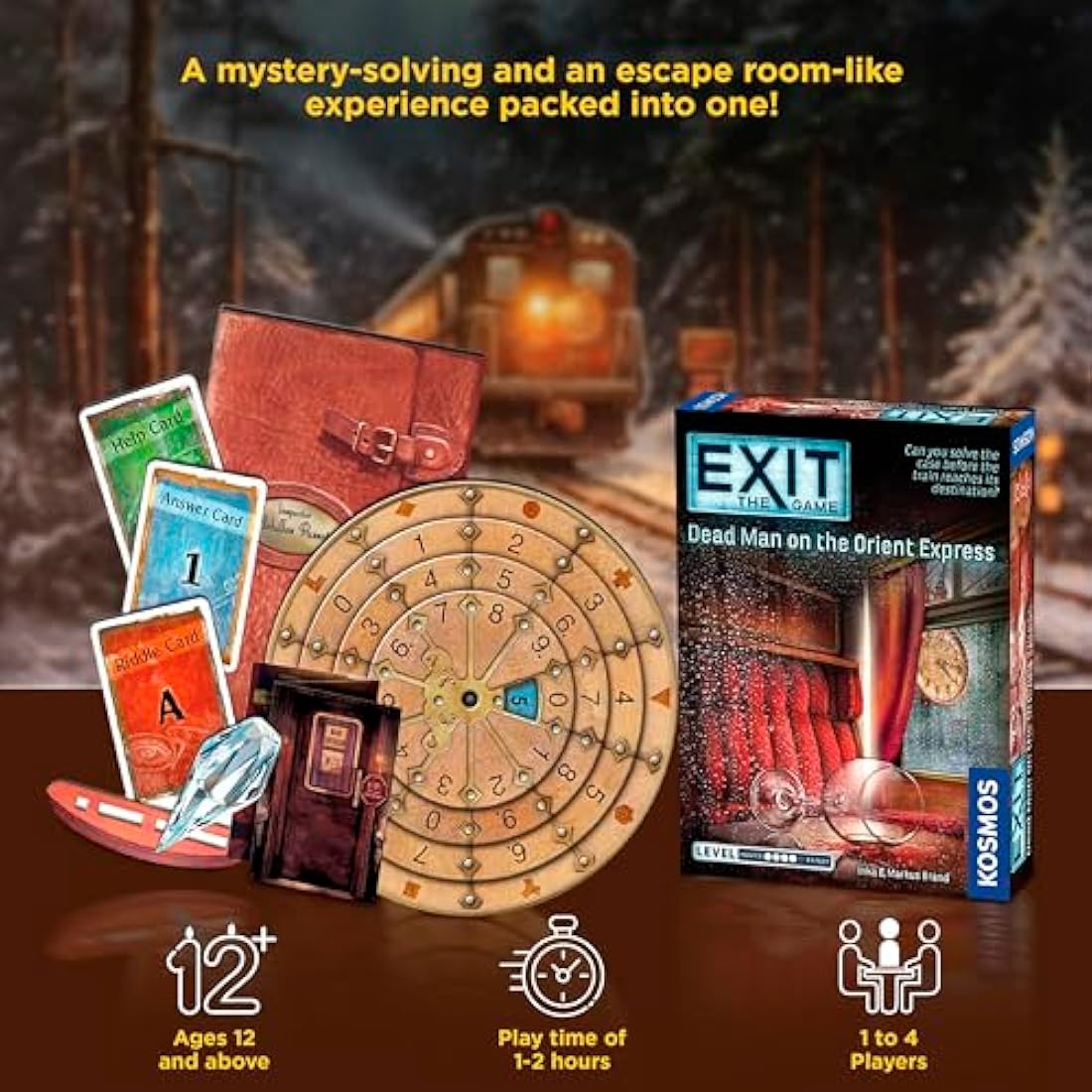 Thames & Kosmos EXIT: Dead Man on the Orient Express Escape Room Game