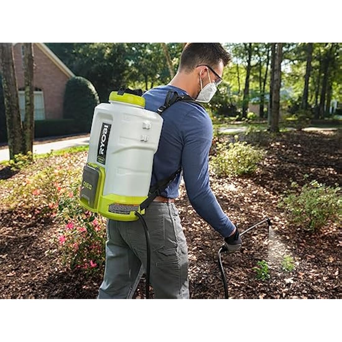 Ryobi 18V ONE+ Cordless Backpack Sprayer – 15L Garden Power Tool