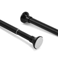 Black Metal Tension Rod | 105-200cm No-Drill Shower Pole