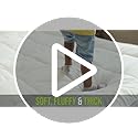 MightySoft King Size Mattress Topper – 10cm Thick Quilted Microfiber