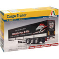 Italeri Cargo Trailer 1:72 Scale Model Kit – Detailed Black Set