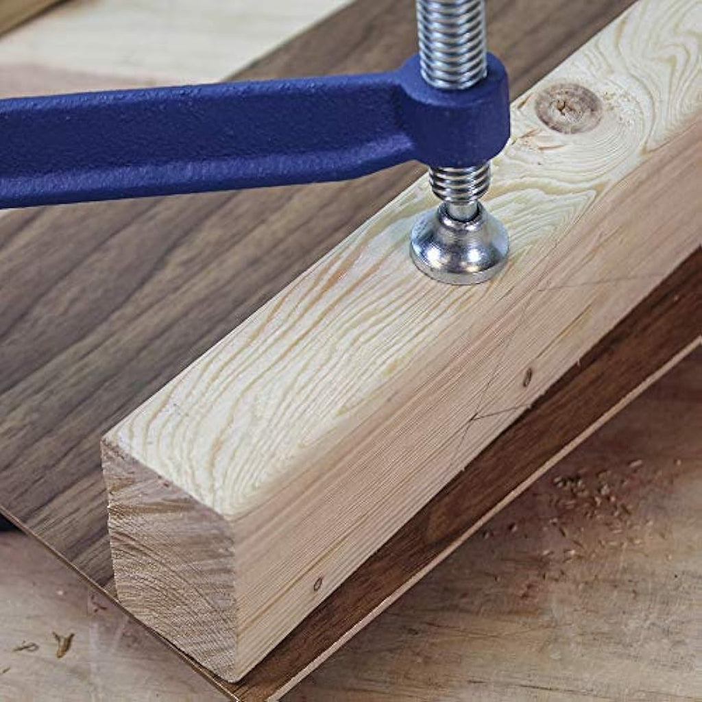 Faithfull Deep Throat G Clamp – 200mm (8in) Heavy-Duty Metal Tool