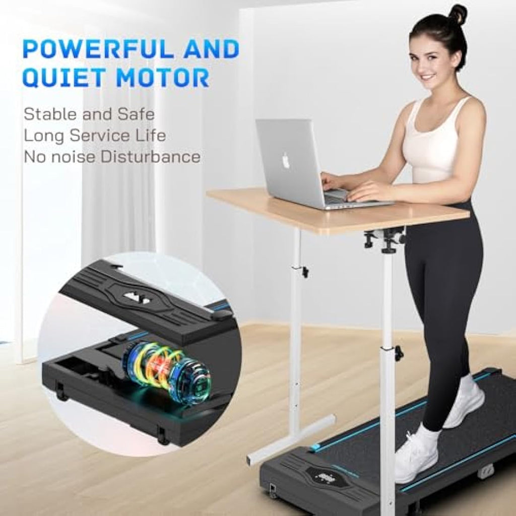 Jolof Store Under Desk Walking Pad – Compact Treadmill with LED Display