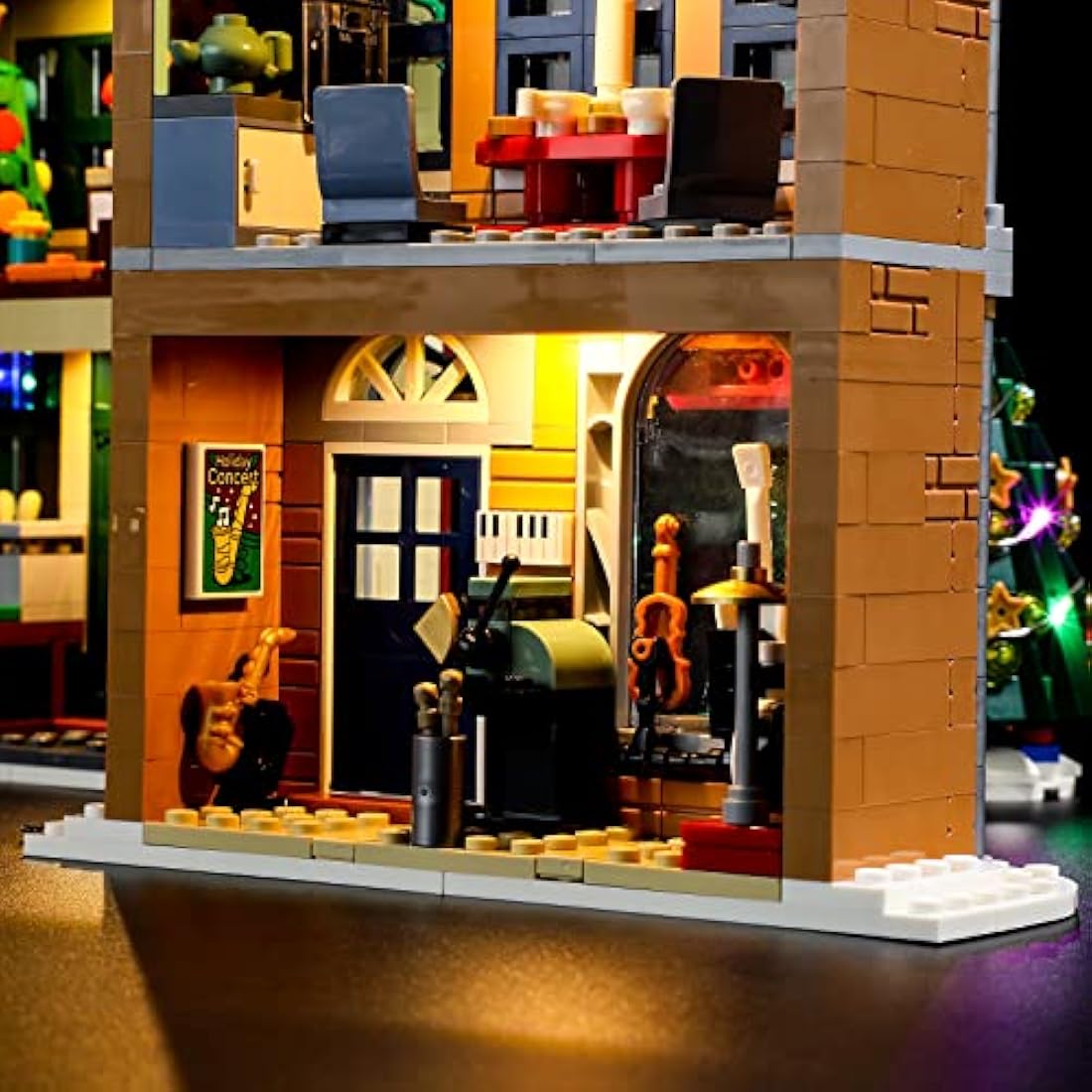 Briksmax LED Lighting Kit for LEGO 10308 Holiday Main Street Model