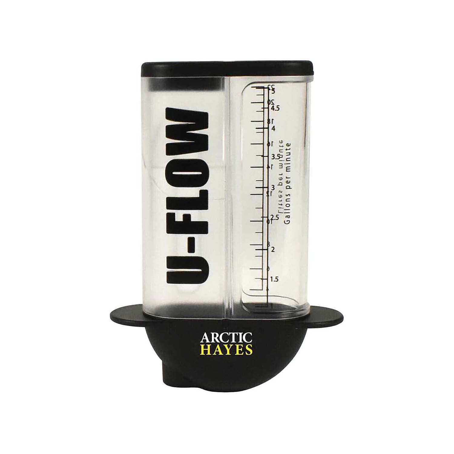 Arctic Hayes U-Flow Water Gauge – 4-22L Flow Rate Measurement Tool