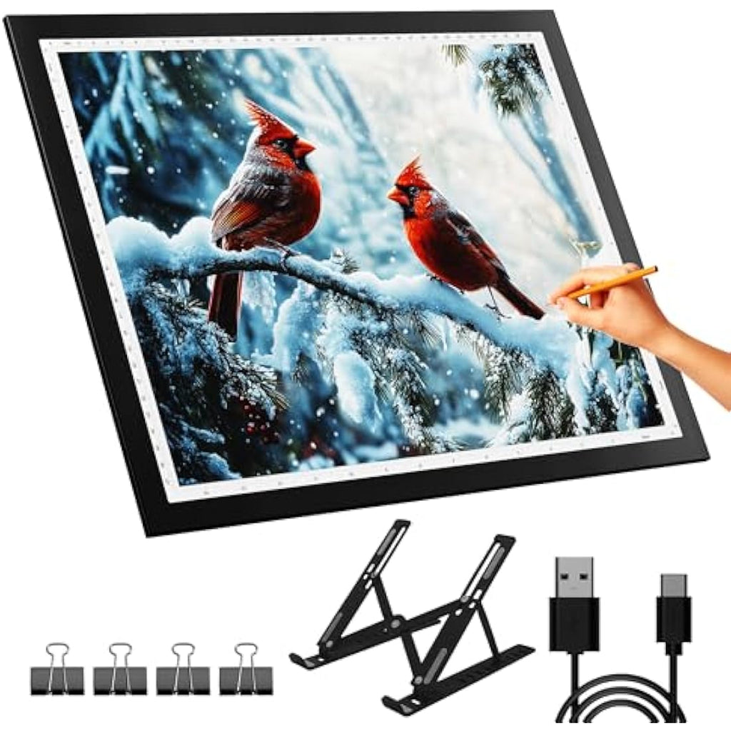 DONPODER A3 Light Pad for Diamond Painting – 5500 Lux LED Tracing Board