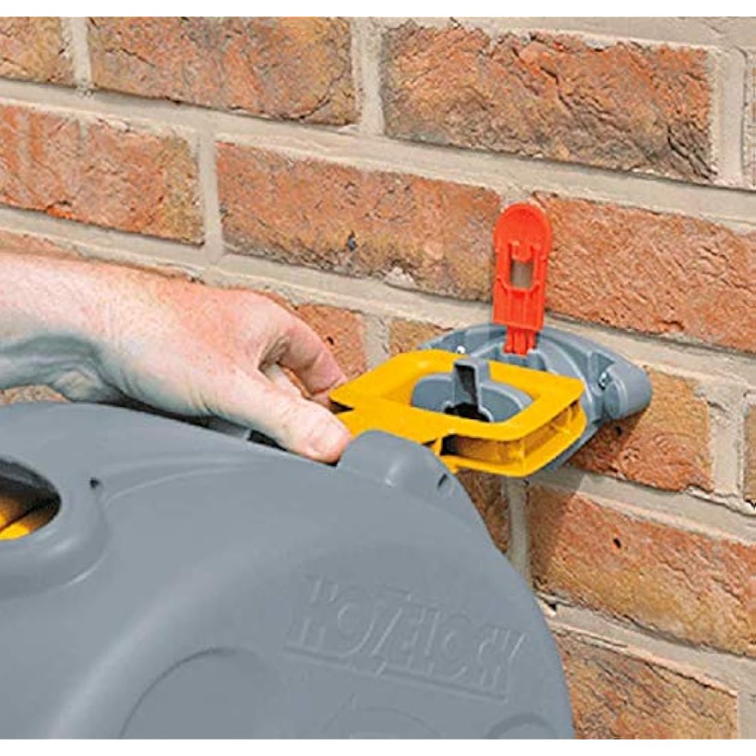 Hozelock 2-in-1 Compact Hose Reel (25m) – Portable & Wall-Mounted