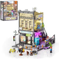 FUNWHOLE Skate Shop LED Building Kit – Modular City Street Fusion Set