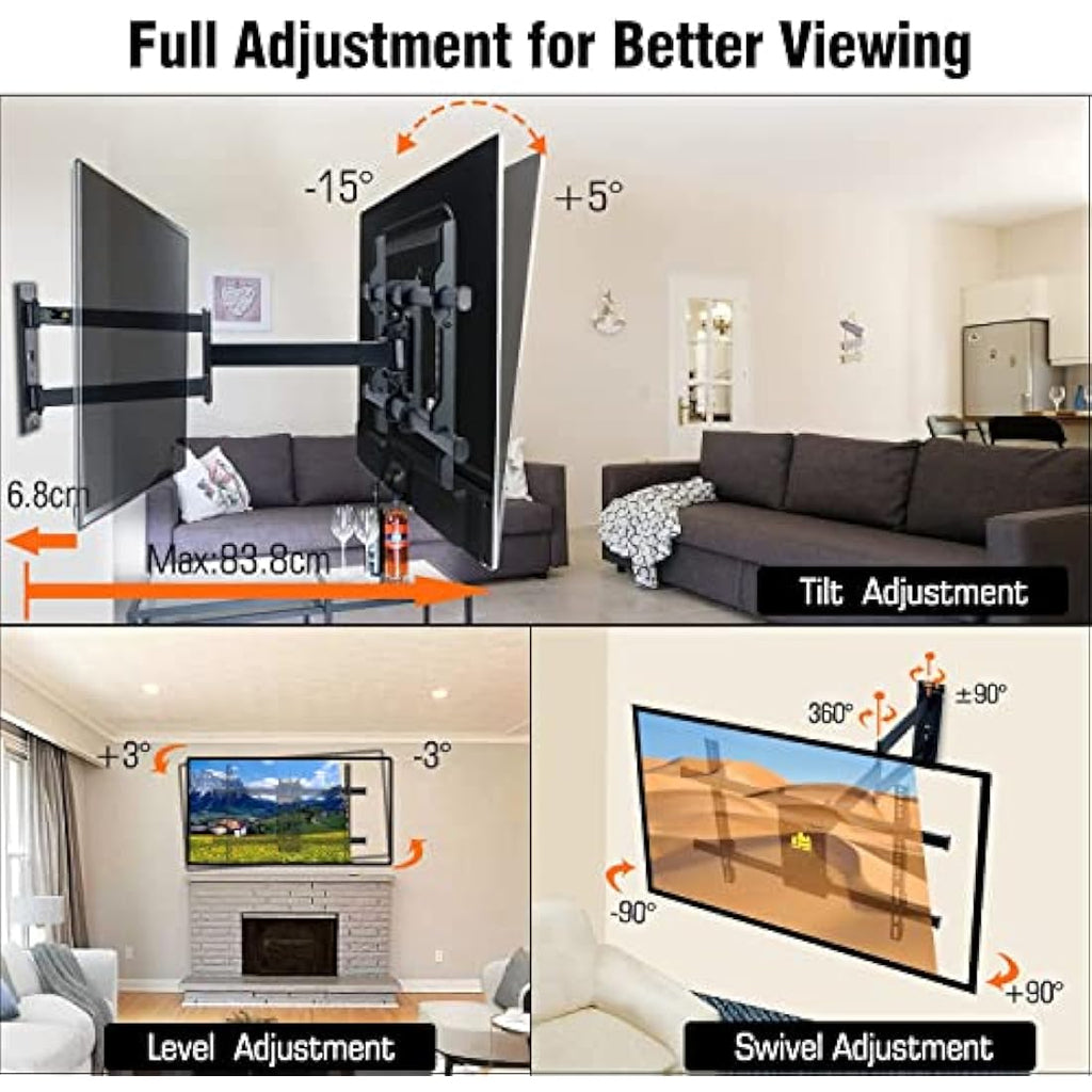 Forging Mount Long Reach TV Wall Bracket | 820mm Full Motion Corner Mount