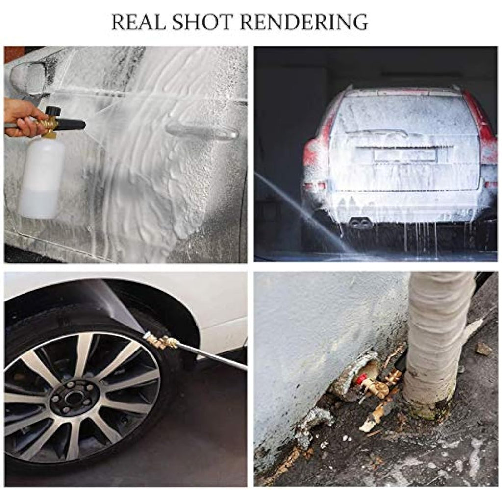 Stone Banks Foam Cannon with 5 Spray Nozzles | 1L Pressure Washer Lance