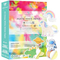 Evergreen Goods A4 White Matte Sticker Paper | 100 Sheets for Inkjet & Laser