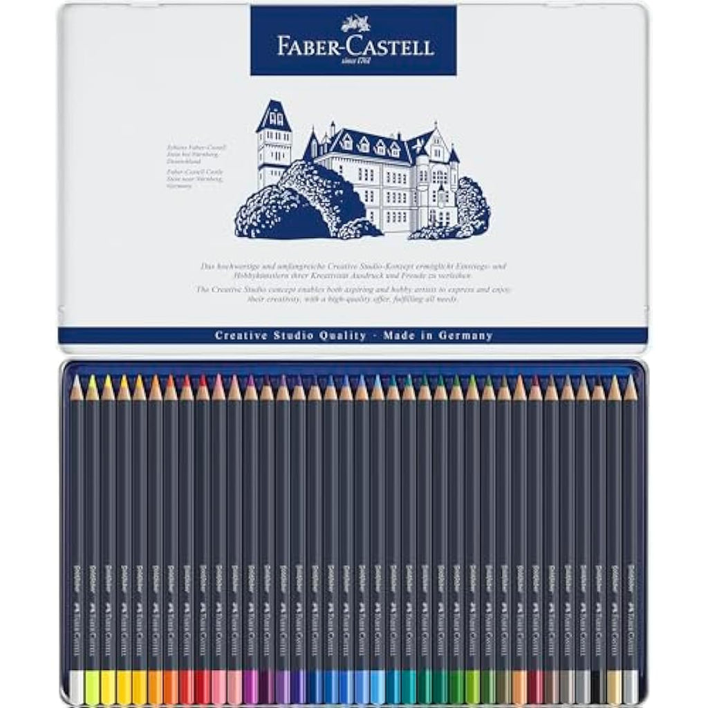 Faber-Castell Goldfaber Colour Pencil Set of 36 with A4 Sketch Pad