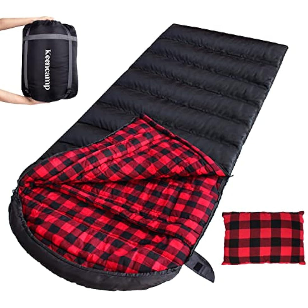 Keencamp Ultralight 3-4 Season Sleeping Bag – Extended Adult Size