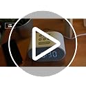 i-box Bedside Alarm Clock with FM Radio, USB Charging & Dual Alarm - Black
