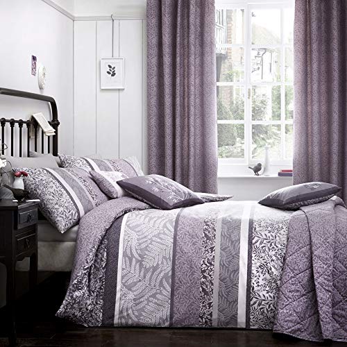Dreams & Drapes Hanworth Super King Duvet Cover Set - Easy Care Purple