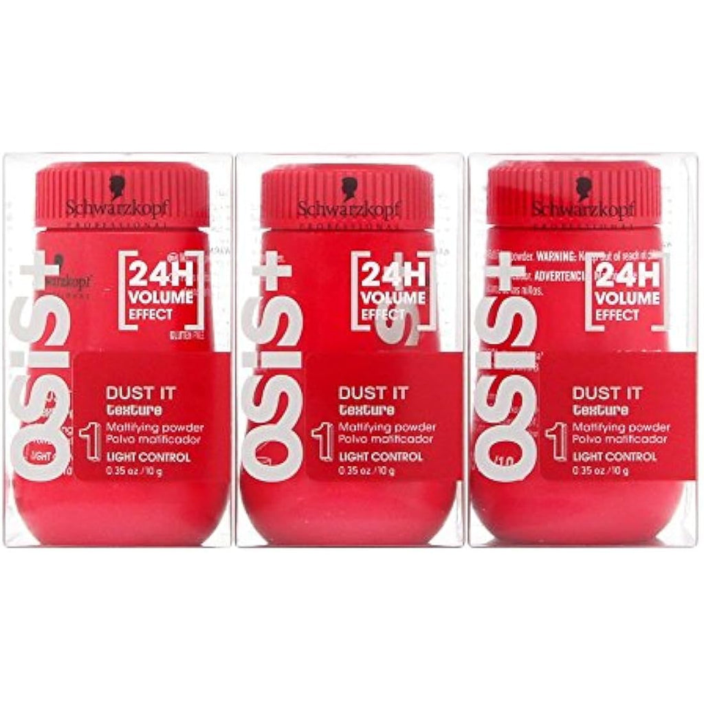 Schwarzkopf Professional Dust It Volumizing Hair Powder - 10g (3 Pack)