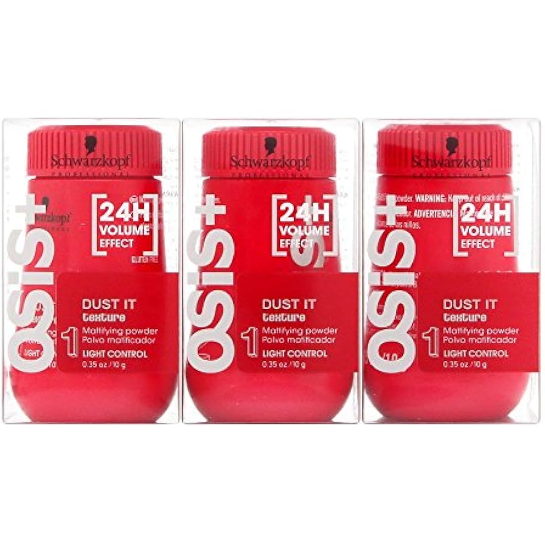 Schwarzkopf Professional Dust It Volumizing Hair Powder - 10g (3 Pack)
