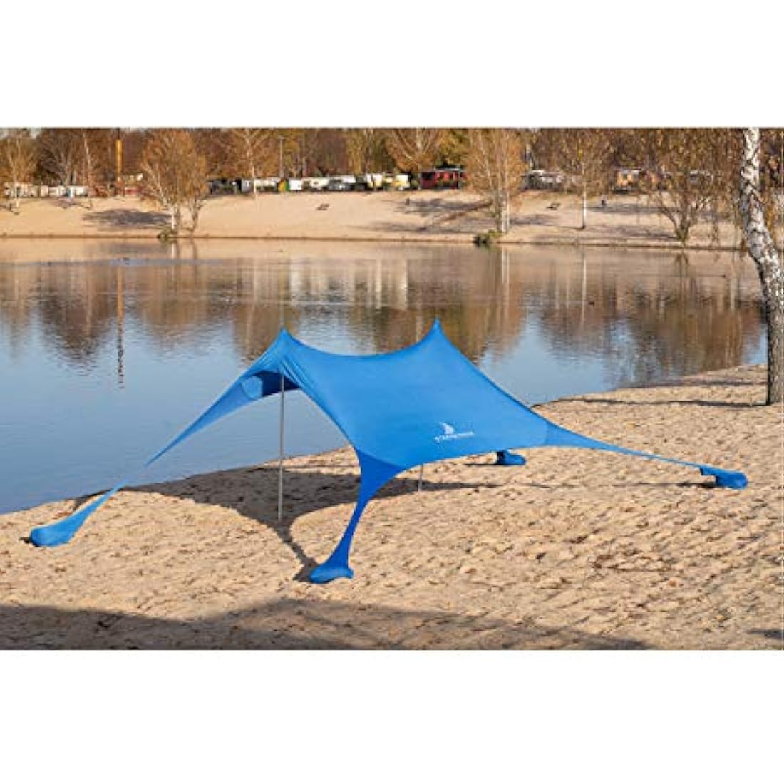 Lycra Beach Tent – Portable Sun Shade with Aluminium Poles