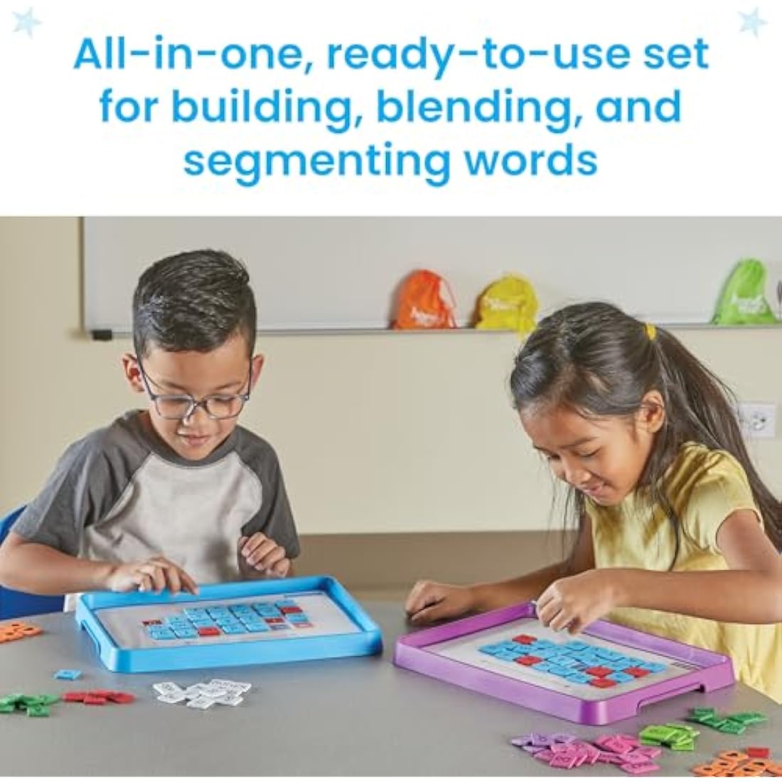 Jolof Store Magnetic Phonics Word Work Set | Small Group Letter Tiles