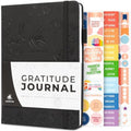 Clever Fox Gratitude Journal – A5 Vegan Leather Daily Reflection Notebook