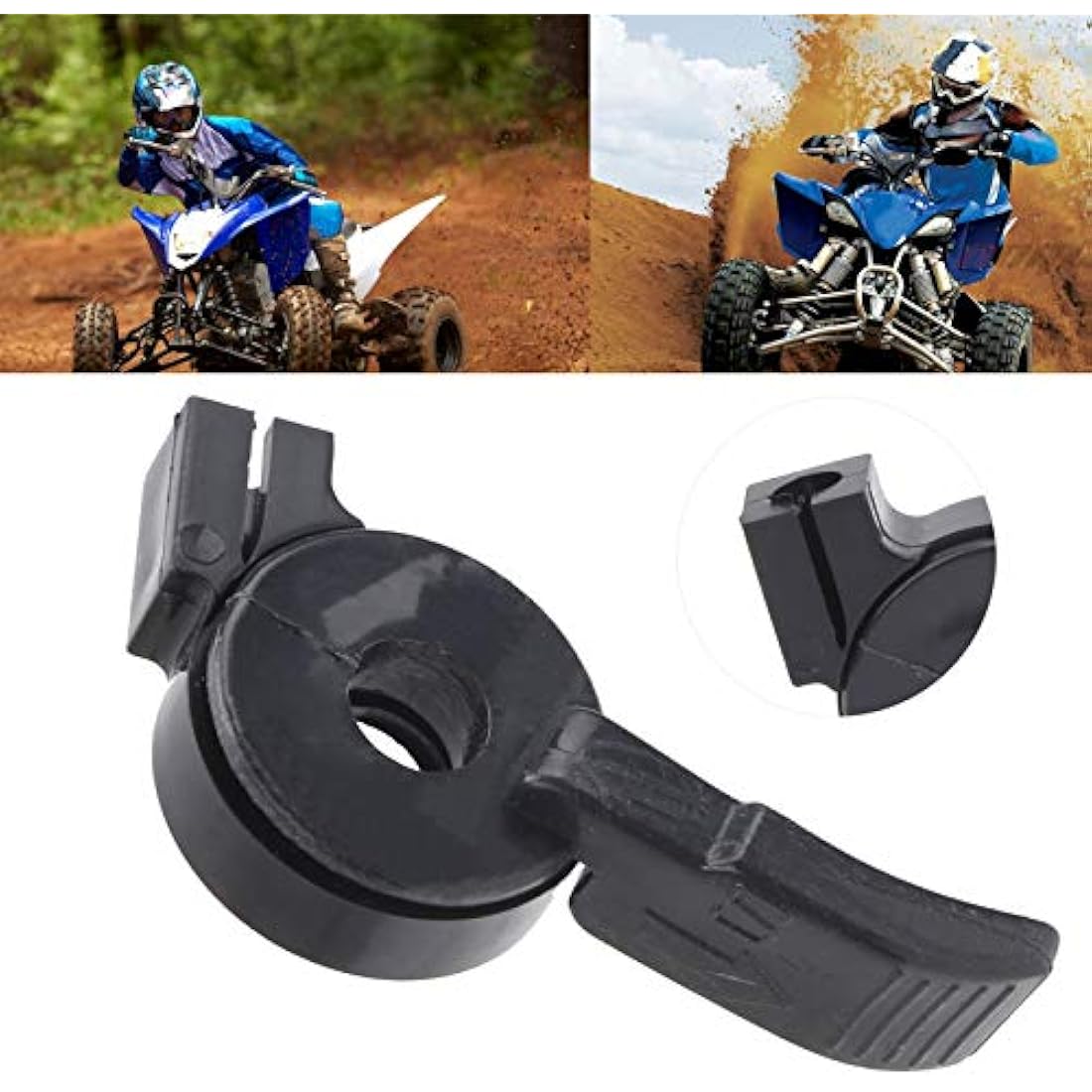 Fydun Motorcycle Handlebar Choke Lever | Rubber Throttle Control for ATV