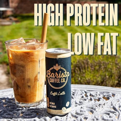 Barista Coffee Co. Caffe Latte Iced Coffee, Medium Roast, 250ml (12 Pack)