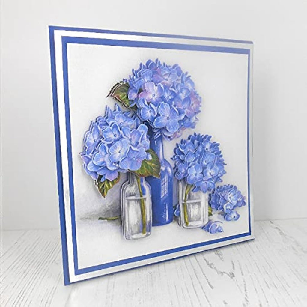Katy Sue Designs Floral 3D Die-Cut Decoupage Sheets for Card Making - 24 Pack